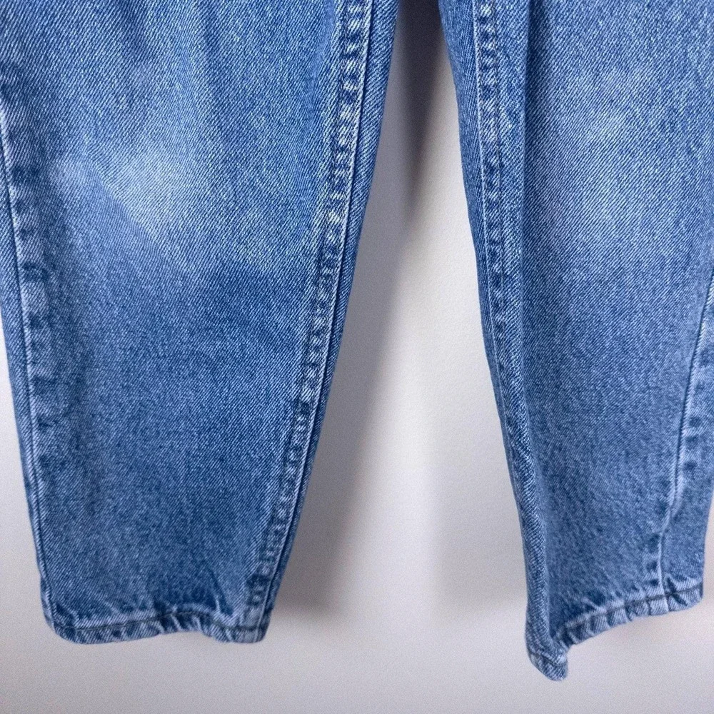 Vintage 90s Lee High Rise Denim Jeans Medium‎ Wash Kids Size 8